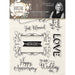 Crafter's Companion - Rustic Wedding - Clear Stamps 10/Pkg