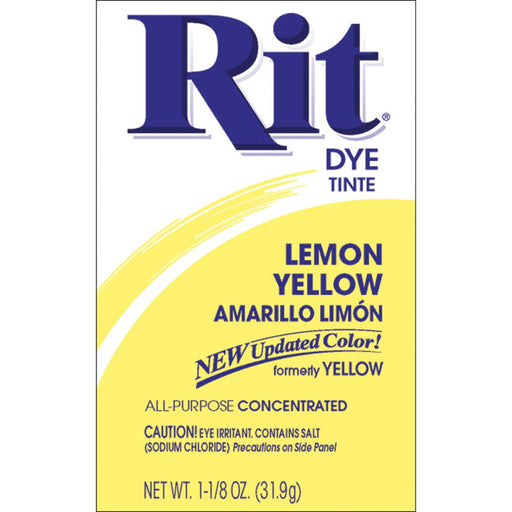 Rit Dye - Powder - Lemon Yellow - 31.9gram