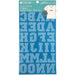 Jolee's - Iron-On Letters 1.5"(3.81cm) - Flocked, Blue