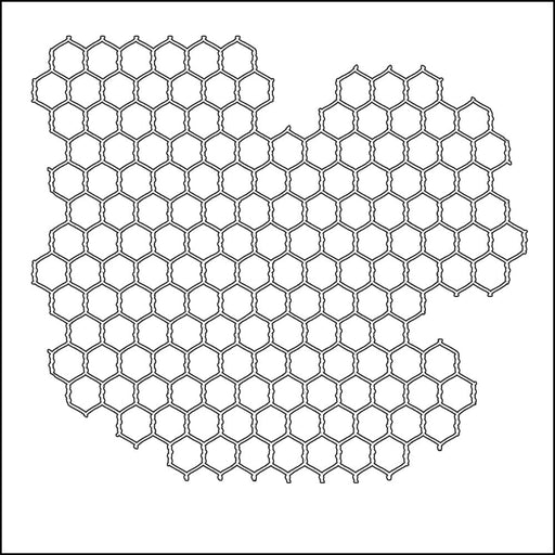 The Crafter's Workshop - Stencil-Template 6"X6" - Mini Chickenwire