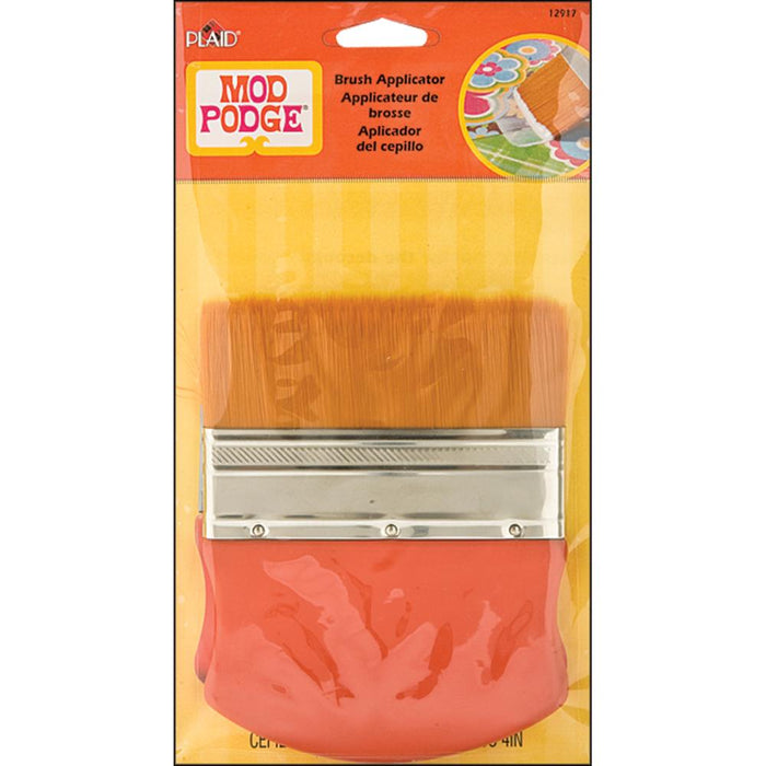 Plaid - Mod Podge Brush Applicator 4" - Gold Taklon