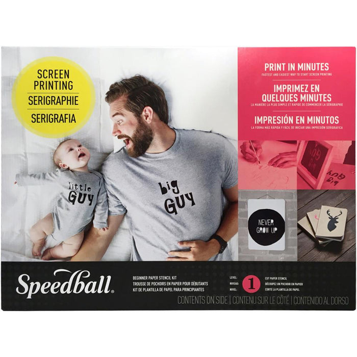 Speedball Art Products - Paper Stencil Beginner Screen Printing Kit