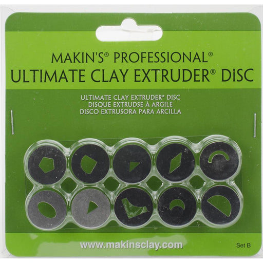 Makin's Professional Ultimate Clay Extruder Discs 10/Pkg - Set B