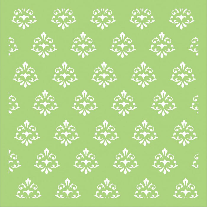 Kaisercraft - Designer Template 6"x6" - Small Damask