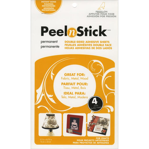 ThermOWeb - Peel n Stick Adhesive Sheets - 5.5"x8.75" 4/Pkg