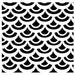 The Crafter's Workshop - Stencil-Template 6"X6" - Fish Scales