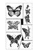 Armour Products - Rub 'N' Etch Designer Stencils - 5"x8" - Butterflies