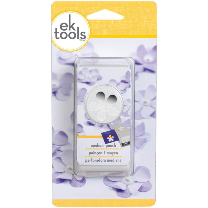 Ek Success - Ek Tools - Medium Punch - Retro Flower - 1"(2.54cm)