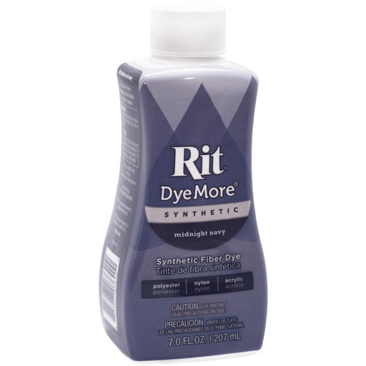 Rit Dye - More Synthetic - 7Oz (For Polyester) - Midnight Navy (207ml)