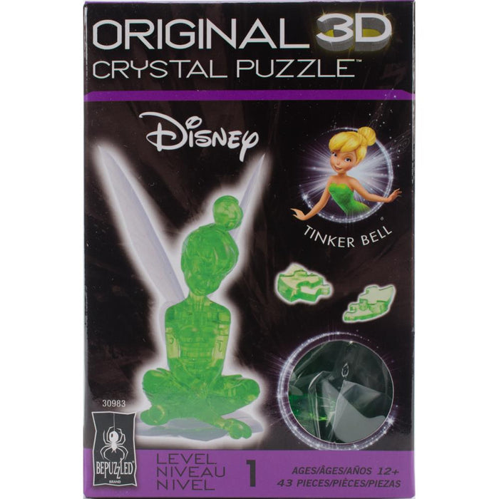 University Games - 3-D Licensed Crystal Puzzle - Tinker Bell - Level 1