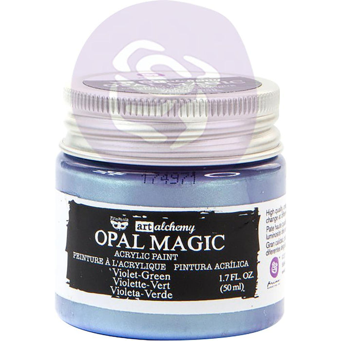 Prima Marketing - Finnabair Art Alchemy Opal Magic Acrylic Paint - 50ml - Violet/Green