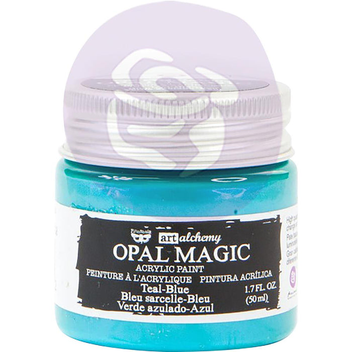 Prima Marketing - Finnabair Art Alchemy Opal Magic Acrylic Paint - 50ml - Teal/Blue