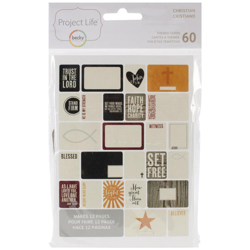 Project Life - Themed Cards 60/Pkg - Christian