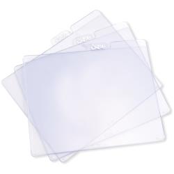 Sizzix - Accessory - Simple Impressions Folders w/Glue Tabs, 3 Pack