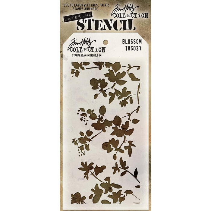 Tim Holtz - Layered Stencil 4.125"x8.5" - Blossom