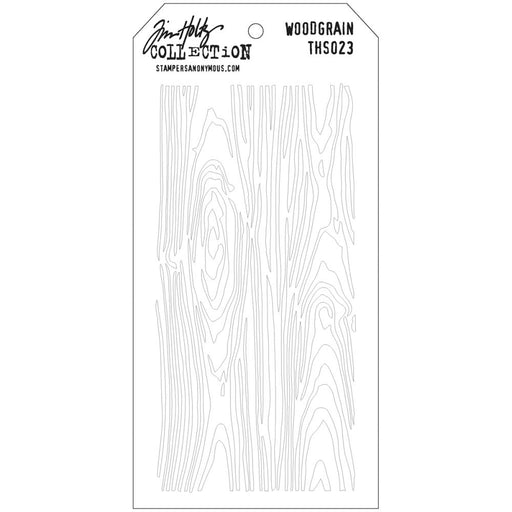 Tim Holtz - Layered Stencil 4.125"x8.5" - Woodgrain