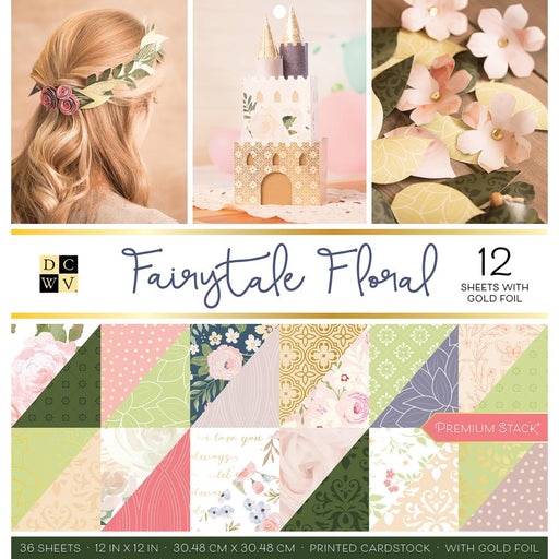 DCWV - 12" x 12" Paper Pack - Fairytale Floral