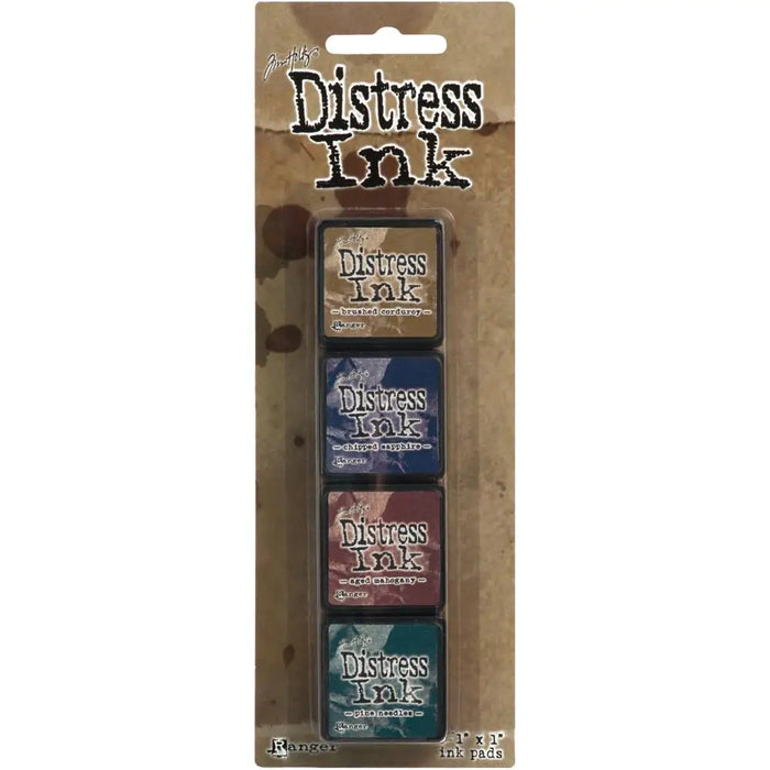 Ranger - Tim Holtz - Distress Mini Ink Pads 4/Pkg - Kit 12