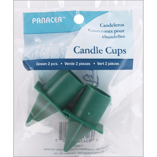 Panacea - Candle Cups 1" 2/Pkg - Green - 2.54cm