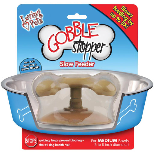 Loving Pets Products - Gobble Stopper - For Bowls Up To 6-8" In Diameter