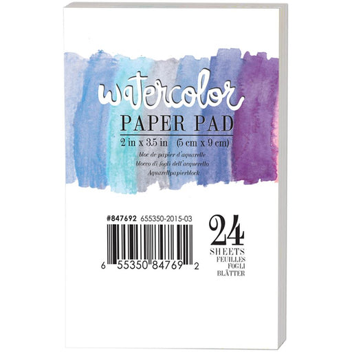 Prima Marketing - Watercolor Paper Pad - 2"x3.5" 24/Pkg