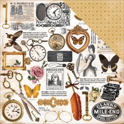 Kaisercraft - 12" x 12" DS-Paper - Treasured Moments - Recall