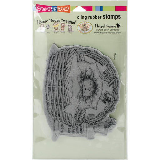 Stampendous - House Mouse Cling Stamp 3.5" x 4" - Quick Recovery