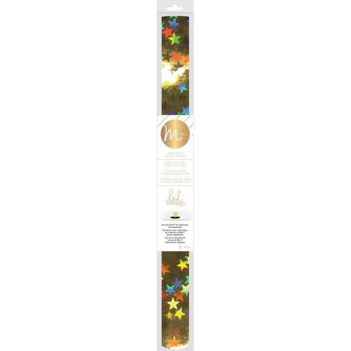 Heidi Swapp - Minc Reactive Foil - (31.1cm x 1.8m) - Gold Stars