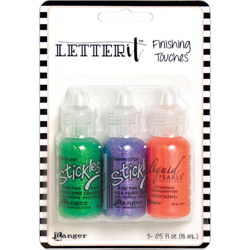 Ranger - Letter It Finishing Touches Set - Sparkle