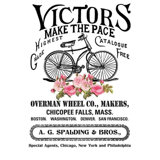 Dress My Craft - Fabric Transfer Sheet 24x34cm - Victors Bicycle