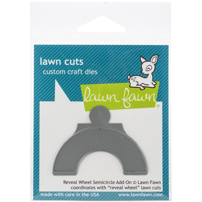 Lawn Fawn - Custom Craft Die - Reveal Wheel Semicircle Add-On