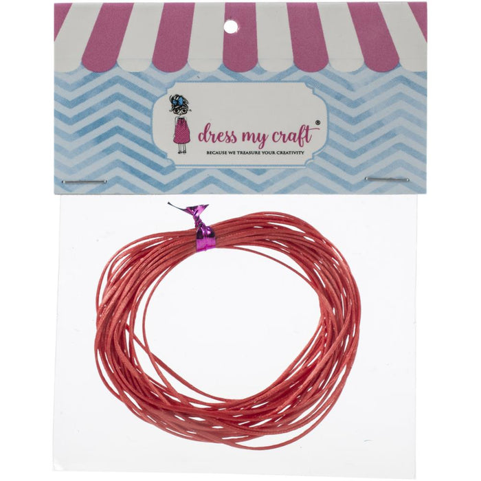 Dress My Craft - Satin Ribbon Twine 3m - Red