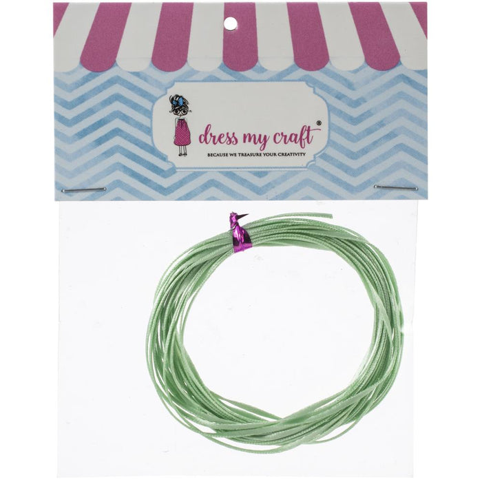 Dress My Craft - Satin Ribbon Twine 3m - Green