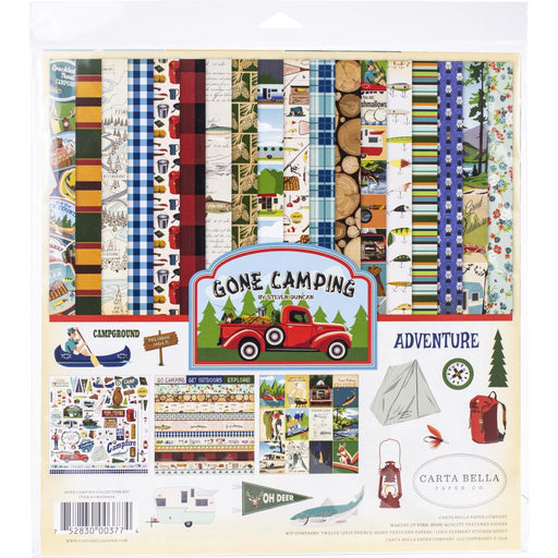 Carta Bella - 12" x 12" Collection Kit - Gone Camping