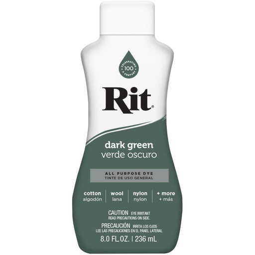 Rit Dye - All Purpose Liquid 8oz - Dark Green