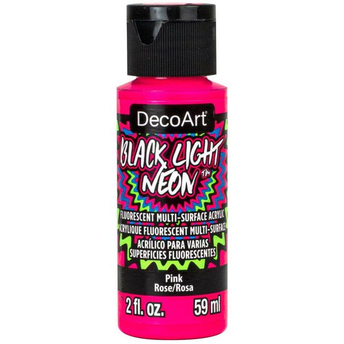 DecoArt - Black Light Neon - Acrylic Paint - Pink