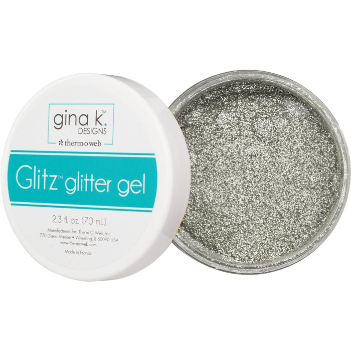 Gina K Designs - Glitz Glitter Gel - 70ml - Silver