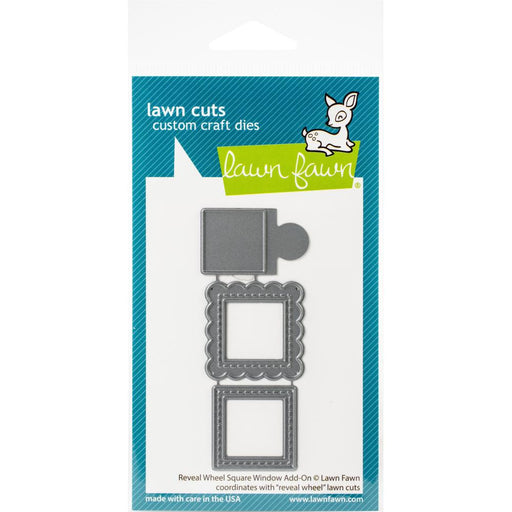 Lawn Fawn - Cuts Custom Craft Die - Reveal Wheel Square Window Add-On