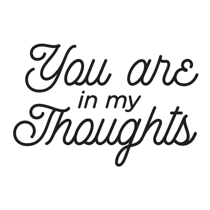 Darice - Embossing Folder - You Are In My Thoughts