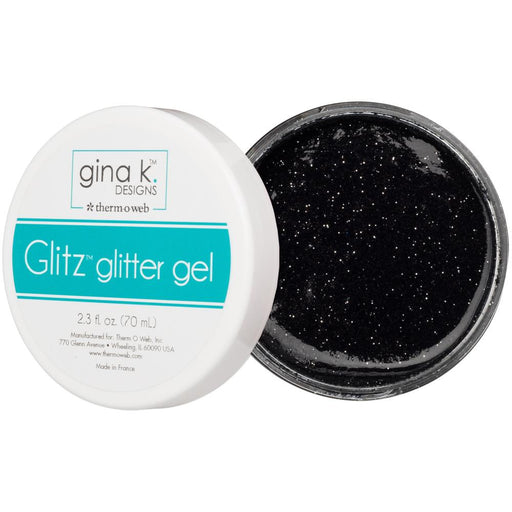 Gina K Designs - Glitz Glitter Gel - 70ml - Black