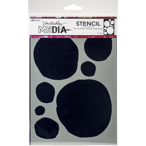 Ranger - Dina Wakley Media Stencils + Masks 6"X9" - Circles For Painting