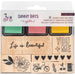 American Crafts - Wooden Stamps & Ink Pads - Maggie Holmes Sunny Days