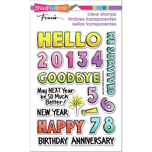 Stampendous - Perfectly Clear Stamps - Hello 2021