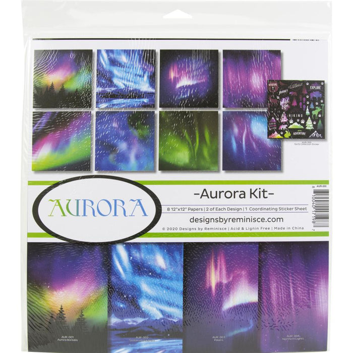 Reminisce - 12" x 12" Collection Kit - Aurora