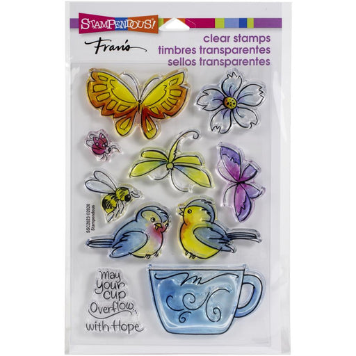 Stampendous - Perfectly Clear Stamps - Winged Cup