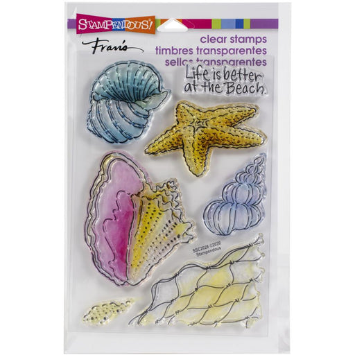 Stampendous - Perfectly Clear Stamps - Shell Beach