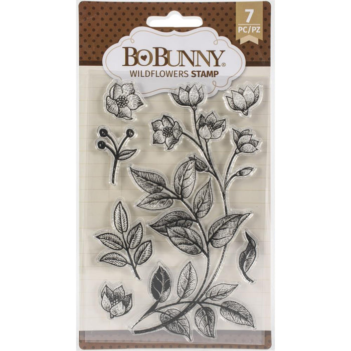 BoBunny - Clear Stamps 4"x6" - Wildflowers