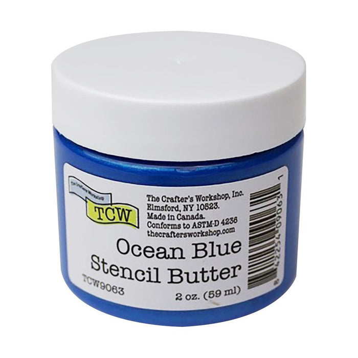 The Crafter's Workshop - Stencil Butter - 59ml - Ocean Blue