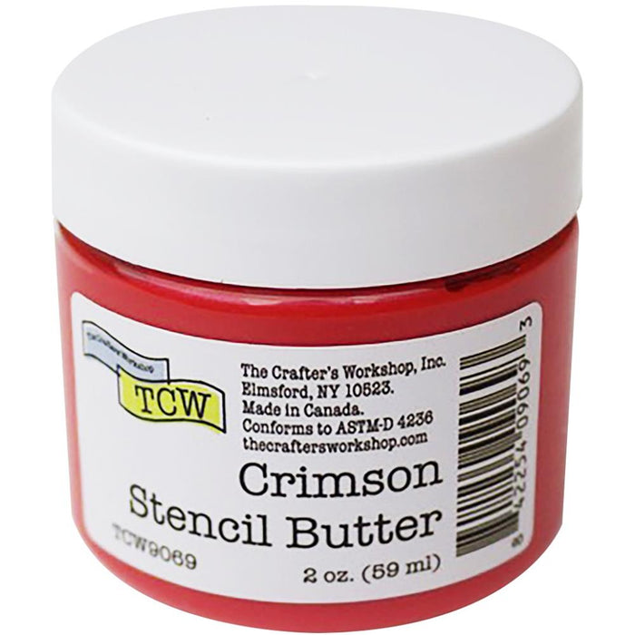 The Crafter's Workshop - Stencil Butter - 59ml - Crimson