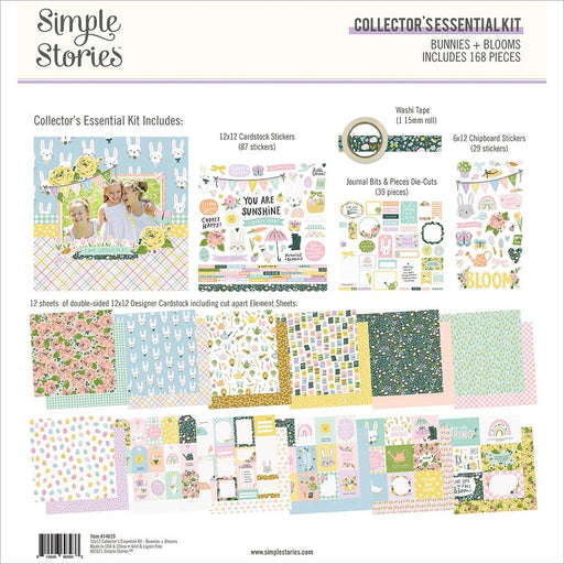 Simple Stories - Collector's Essential Kit 12"x12" - Bunnies & Blooms